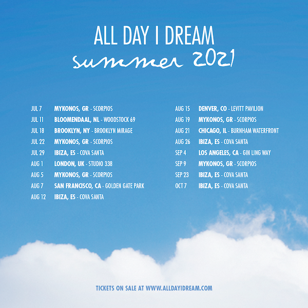 When We Dip  All Day I Dream announces 2021 World Tour - When We Dip